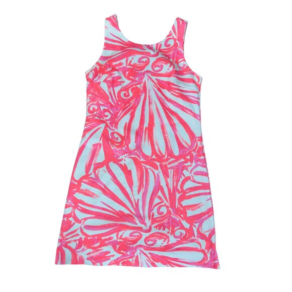 Lilly Pulitzer Pink Shell Shift Dress XS Mini - Picture 1 of 5